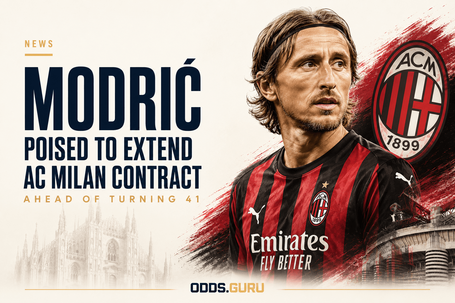Modric New Milan Contract Nears as Croatian Approaches His 41st Birthday