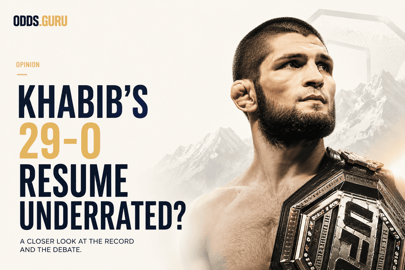Is Khabib's resume underrated? The 29-0 champion's four elite wins reignite the disrespect debate