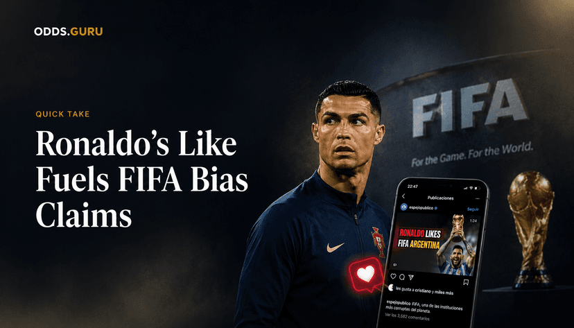 Ronaldo likes FIFA Argentina video