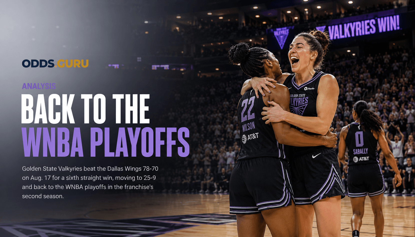 Valkyries playoff berth sealed 18 days sooner than in 2025