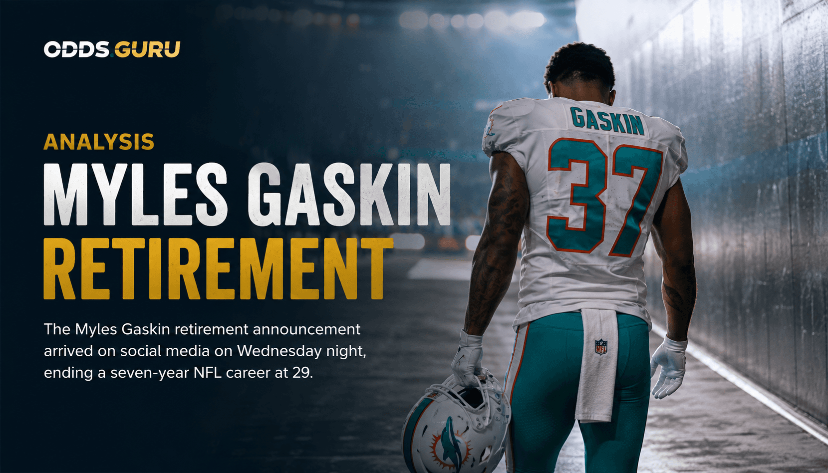 Myles Gaskin retirement closes a seven-season NFL run