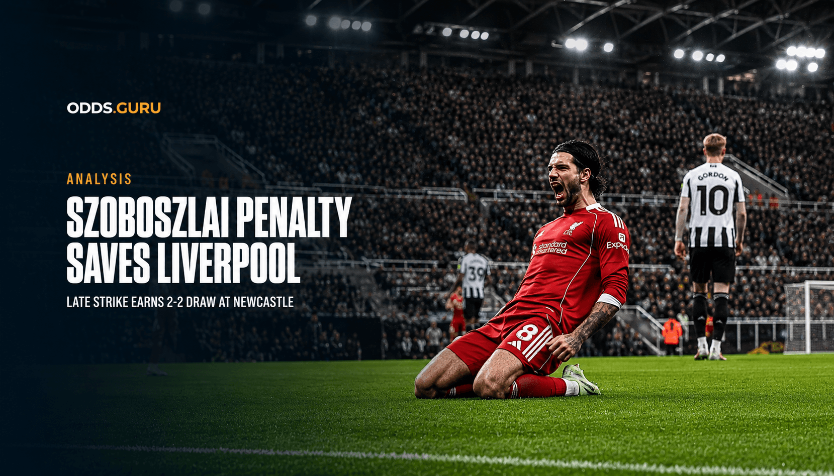 Szoboszlai penalty rescues Liverpool at Newcastle