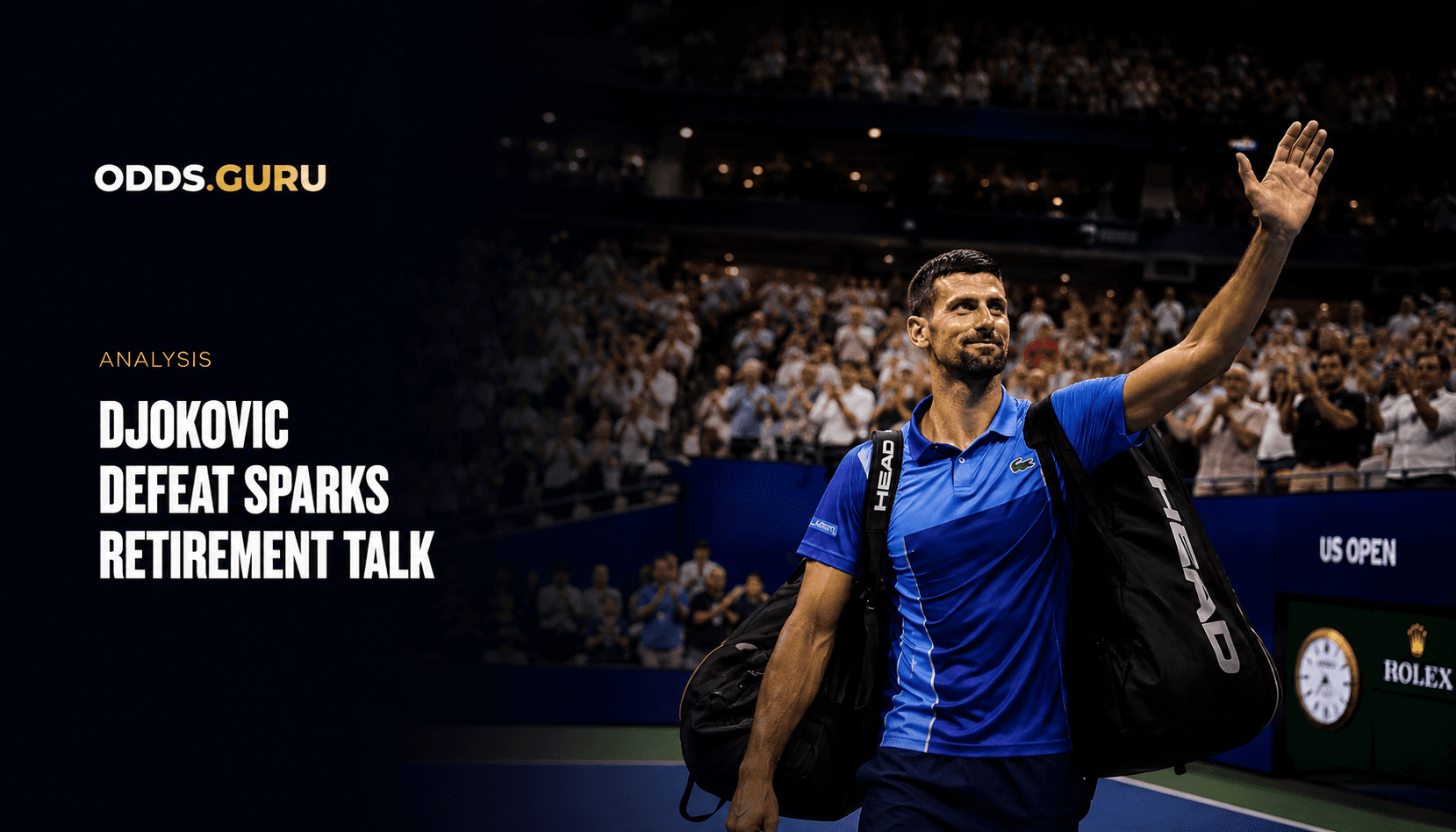 Djokovic retirement speculation grows after tearful Ashe exit