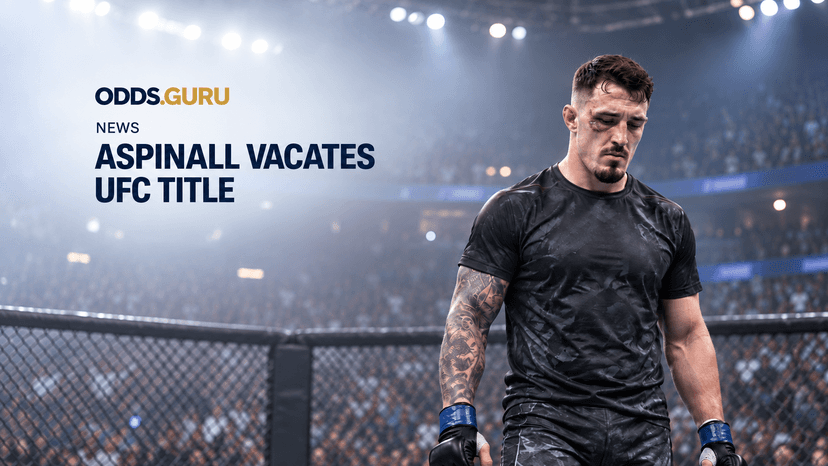 Tom Aspinall vacates UFC heavyweight title after eye setback