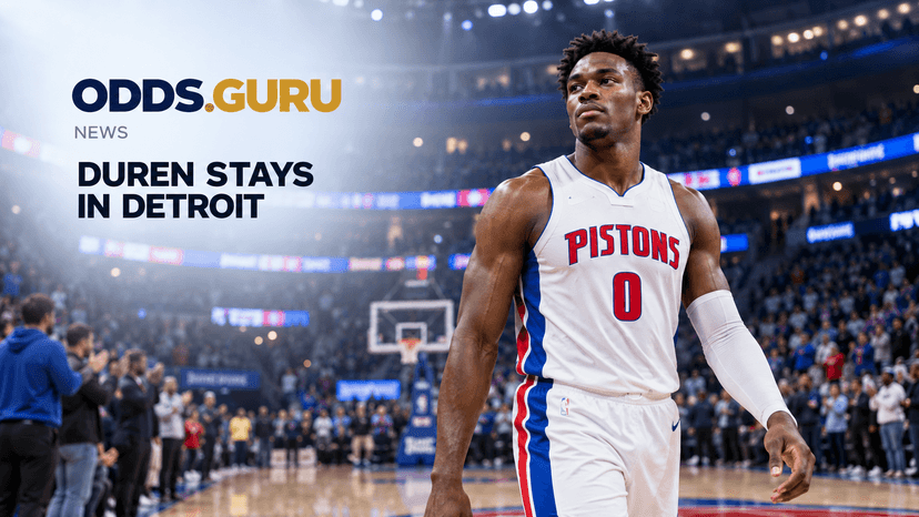 Jalen Duren contract: $200M deal ends Pistons standoff