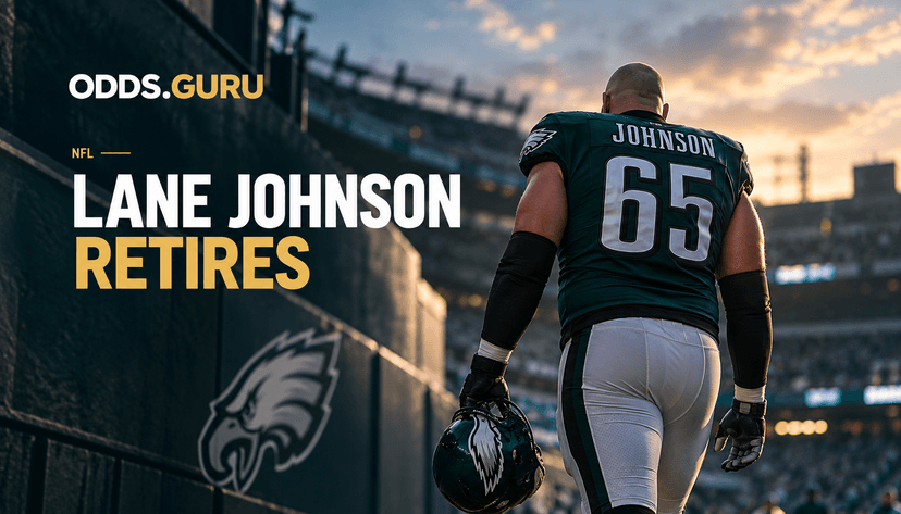 Lane Johnson retires, leaving Eagles short at right tackle