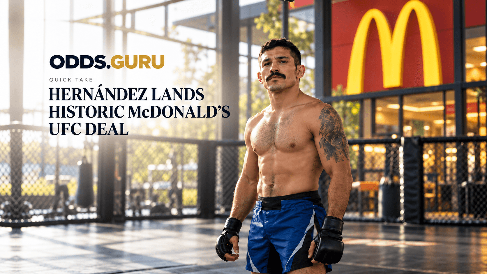 Luis Hernández lands UFC’s first McDonald’s deal